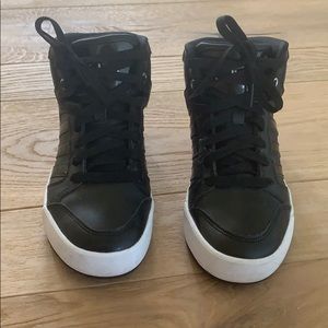 Adidas Neo Raleigh Black high tops